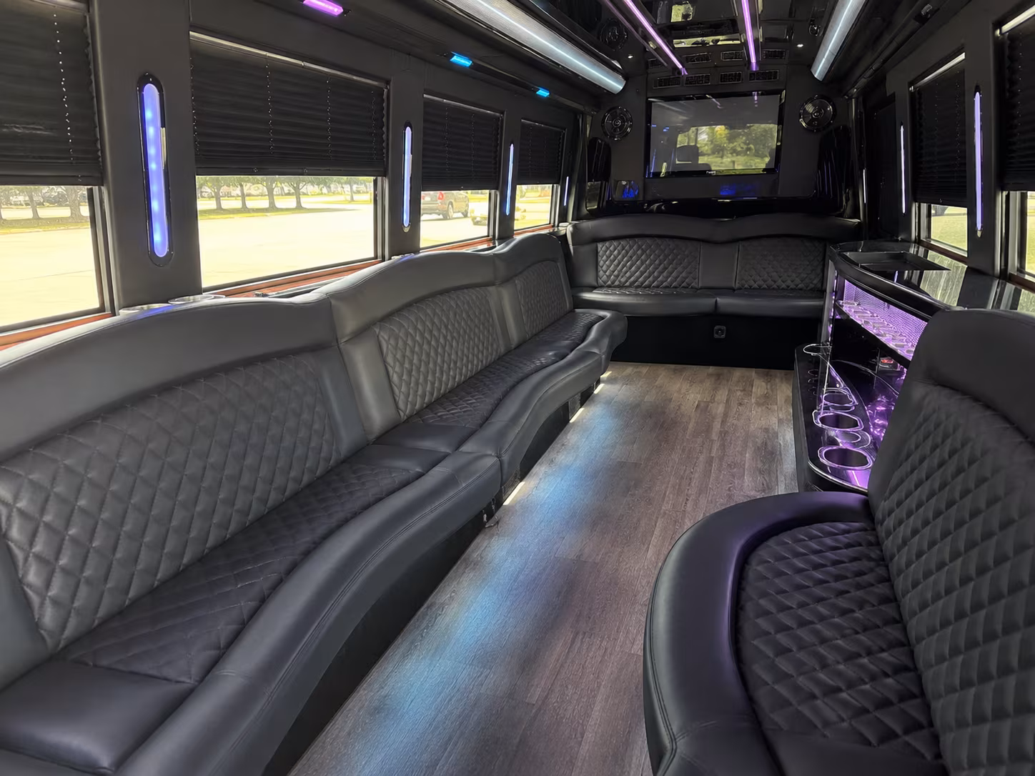 party bus rentals for santa ana high school proms