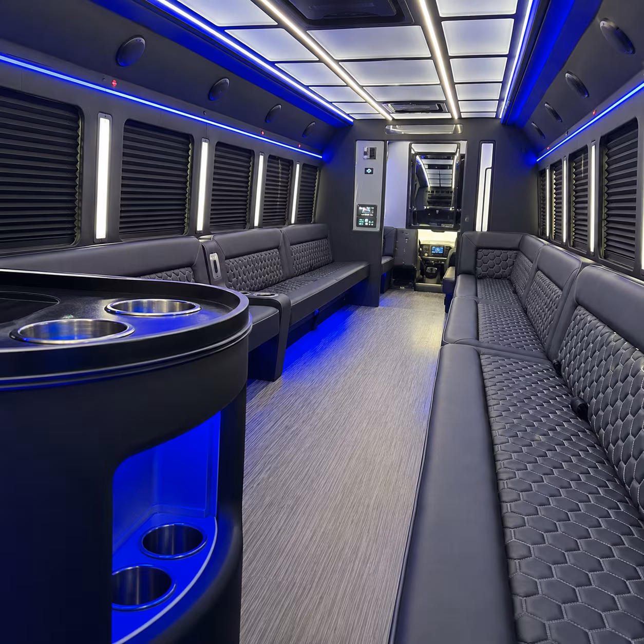 party bus transportation for santa ana area proms