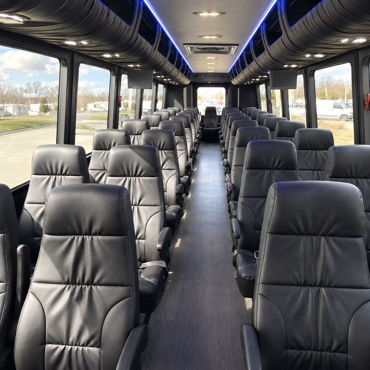 santa ana 25 passenger minibus interior