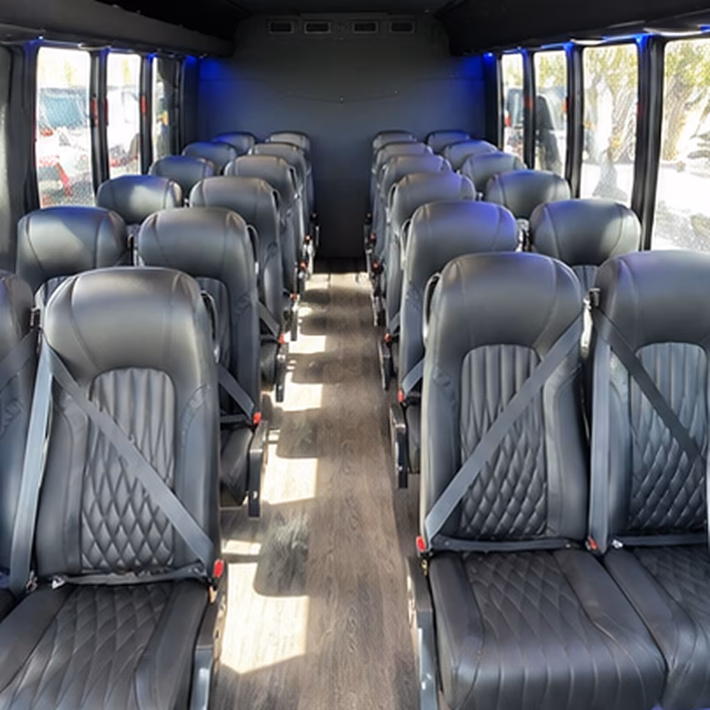 santa ana 30 passenger minibus inside