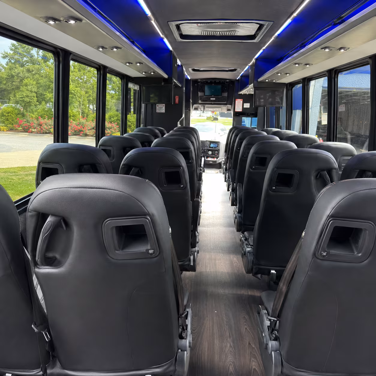 santa ana 35 passenger minibus interior
