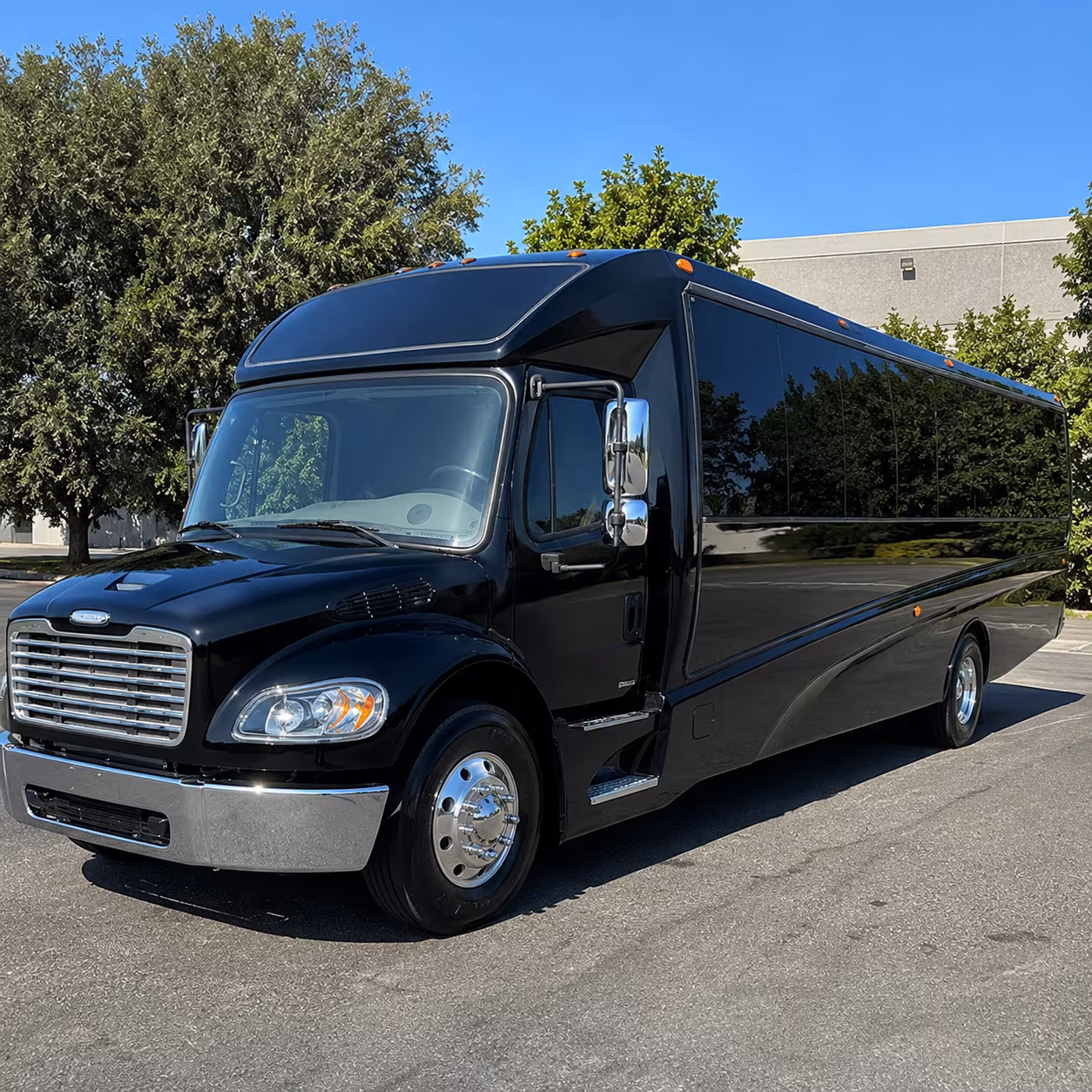 santa ana corporate event transportation onboard seating