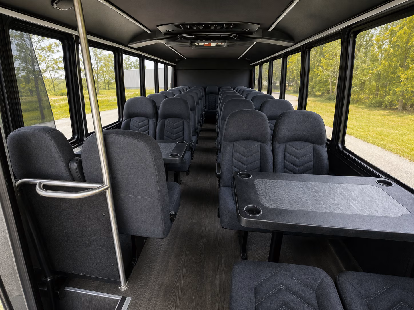santa ana employee transportation onboard seating