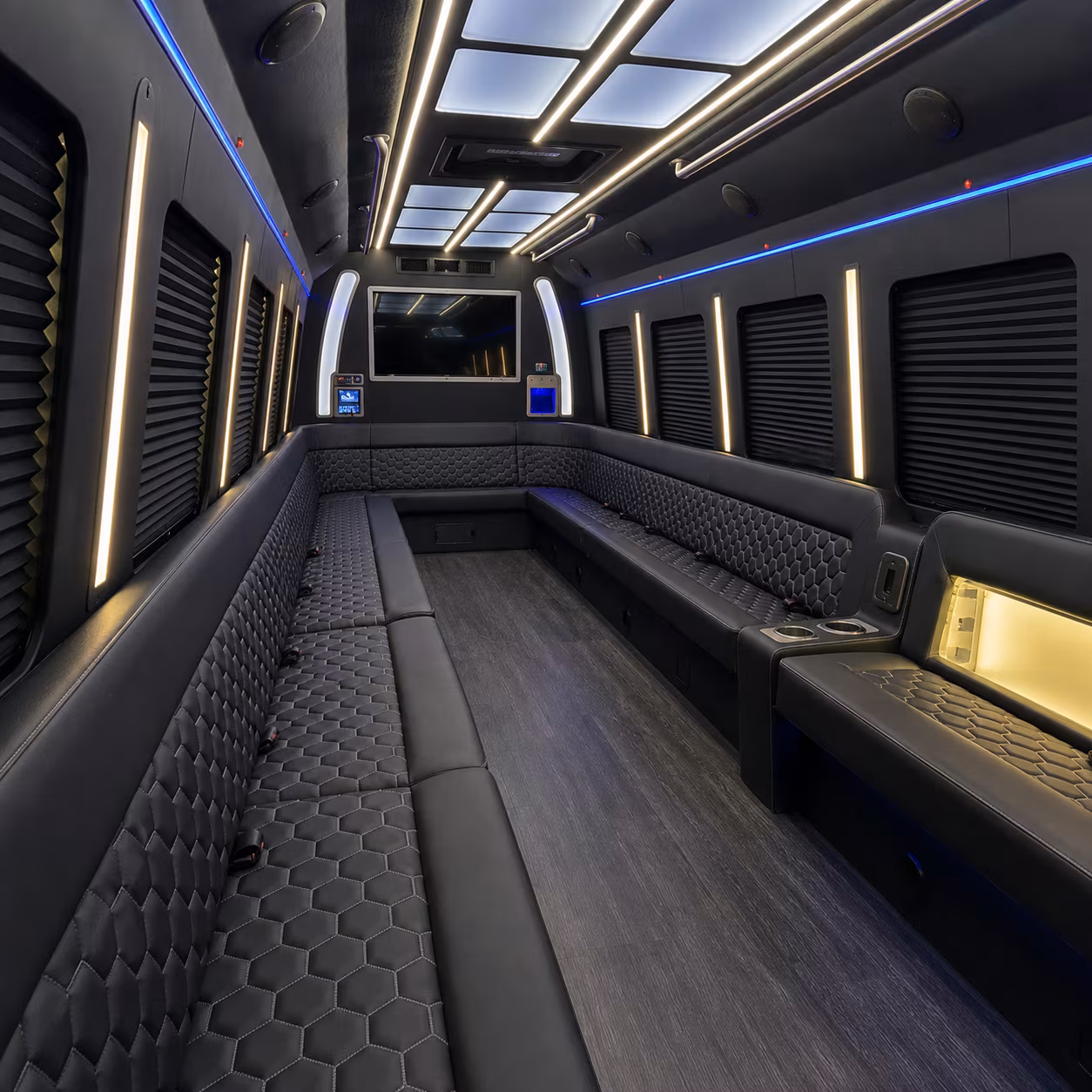 santa ana holiday party bus rental
