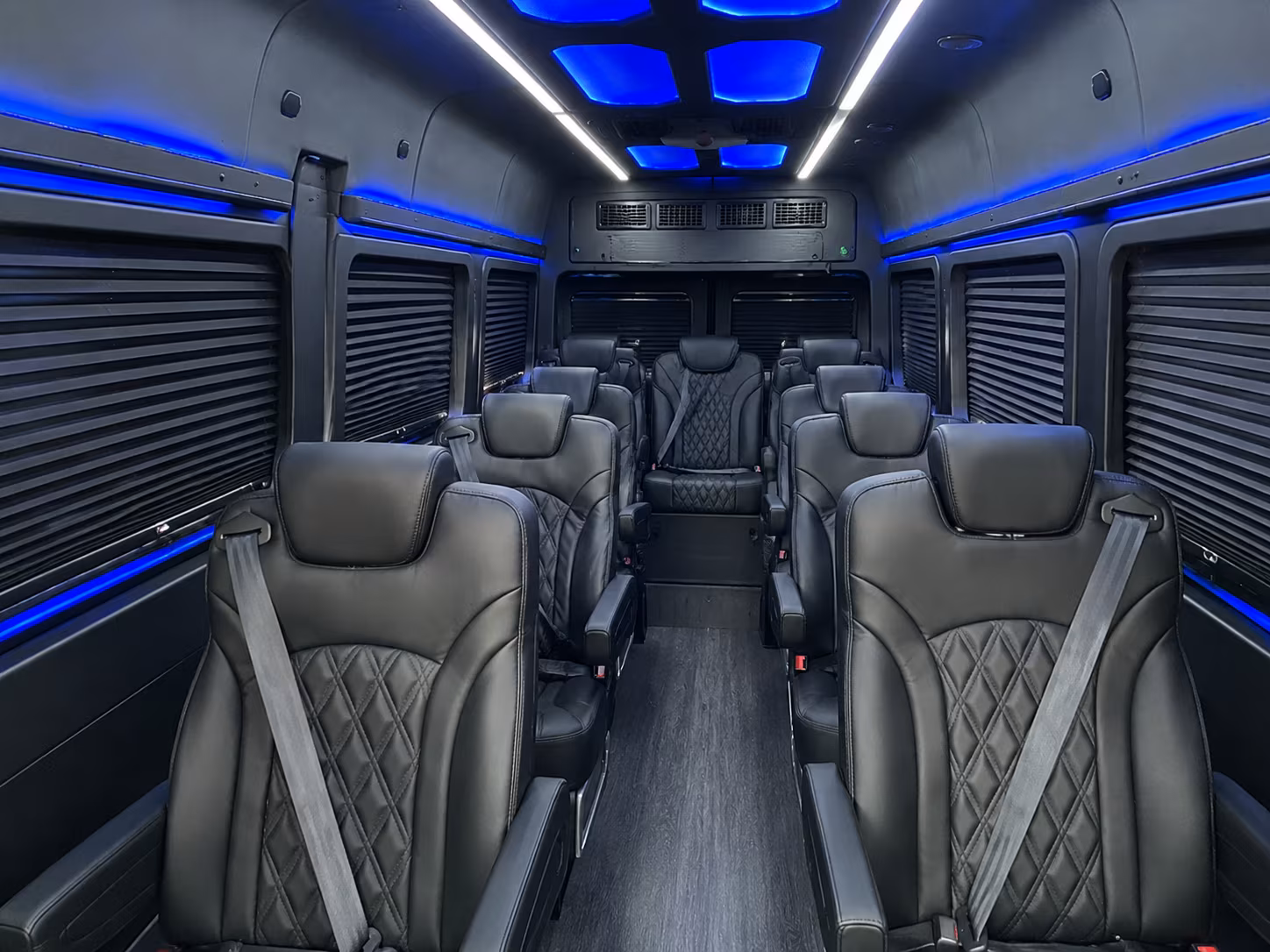 santa ana sprinter van with driver interior