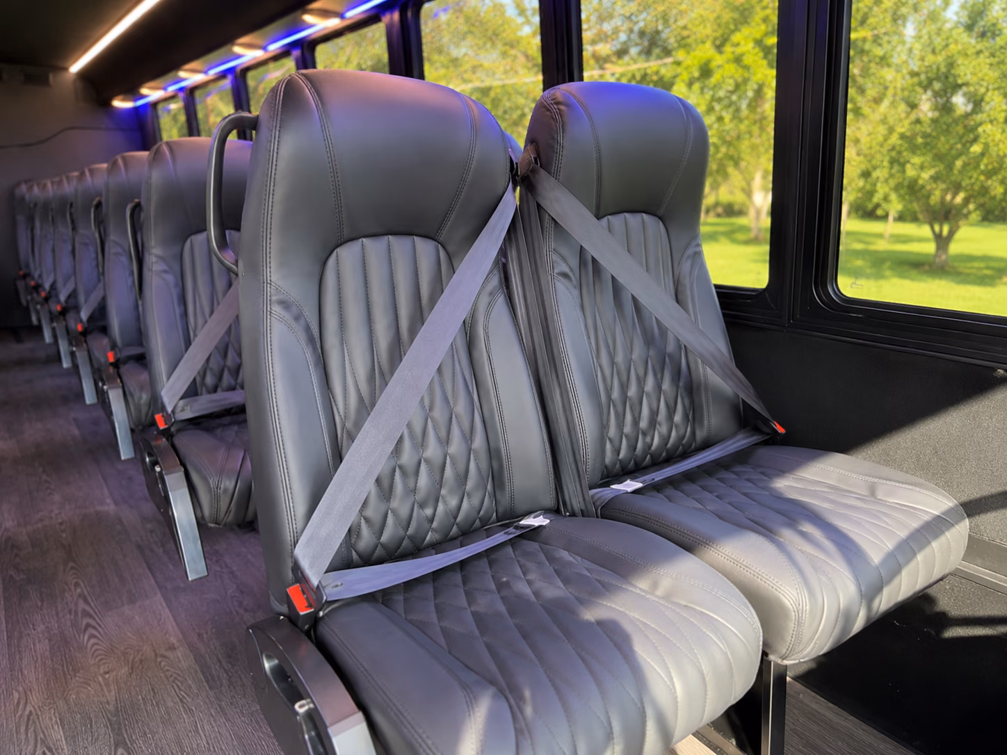 shuttle buses for wedding guests between santa ana hotels and your venue